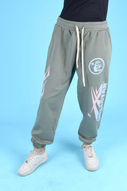 Khaki Joggers – HELLSTAR Flame - Unisex